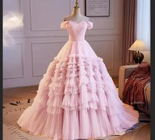 Violetinė pasakų vakarinė suknelė moteriška fortepijono grojimo tiulio sijonas vieno peties kilni princesė kelioninė šešėlio šviesa vestuvinė suknelė S violetinė