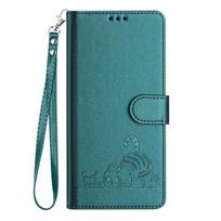 Mi 15t pro Case on For Xiaomi 15T Pro Leather Flip Wallet Anti-theft Brush Phone Case sFor Funda Xaomi 15t 15TPro Cover Etui Xiaomi 15T mėtų žalios spalvos