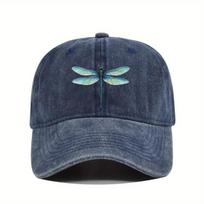 Medvilninė beisbolo kepuraitė su laumžirgio raštu, unisex, laisvalaikio, reguliuojama, vasarinė apsaugos nuo saulės kepurė One Size gray