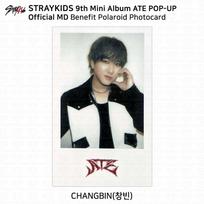 Stray Kids 9th Mini Album ATE POP-UP MD Benefit Polaroid Photocard KPOP K-POP Changbin