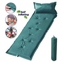 (SU)Kempingas Sleeping Pad Pripučiama kelioninė pagalvė Itin lengvas kuprinės čiužinys One Size mėlyna
