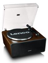 Lenco LS-470WA - Hi-Fi patefonas su garsiakalbiais ir Bluetooth, Lenco ruda
