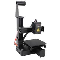 Dažninio dalijimo multipleksavimas 3D spausdintuvas Didelio tikslumo Greitas šildymas Kompaktiškas 3D spausdinimo aparatas juoda