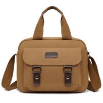 Retro Canvas Messenger Bag for Men – Oversized Crossbody Sling with Anti-Theft Pocket, Perfect for Business Trips & Hiking juoda