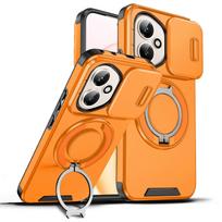 Dėl Honor 400 Pro slankiojančios kameros apsaugos magnetinis stovas telefono dėklas skirtas Honor 400 Lite Defender dangtelis Honor 400 (Global) oranžinė