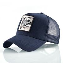 Siuvinėjimas beisbolo kepuraitės Moteriški Vyrai Vasarinės tinklinės kepurės Snapback Hiphopo kepurė madinga Unisex Trucker kepurės 56-60cm balta