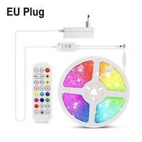 MALITAI 5-20M LED Spalvinga Šviesos Juosta Rinkinys 5050 SMD 12V Lankstus Apšvietimas LED Juostinė Lempa Namų Dekoravimui Su ES arba JAV Adapteriu 1m-EU Plug