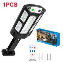 NEWEST Upgrade Powerful Solar Lamp Outdoor Solar Led Lights With Motion Sensor Waterproof Solar Garden Light Street Yard Lantern