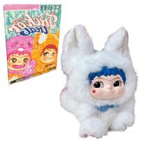 WAKUKU Fox And Rabbit Mischievous Diary Blind Box Series Plush Doll Toy Gift for Girls Action Figure Collectible