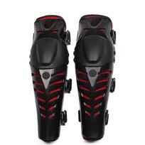 Motociklo kelių ir alkūnių apsaugos rinkinys iš keturių apvalių galvos varžybų apsaugų, visureigių motociklų vairavimo įranga, sportinės apsaugos One Size juoda