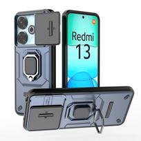 „Xiaomi Redmi 13 4G“ dėklas, atsparus smūgiams, šarvuotas telefono dėklas, skirtas „Redmy 13 Redmi13 4G“ kameros objektyvo apsaugos fondams For Redmi 13 4G mėlyna