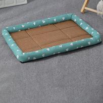 MADDEN Vasarinė katės lova Lengvas Kvėpuojantis Augintinio Rataninis Kilimėlis Katės Lizdas Kilimėlis Ledinis Lizdas Šuns Lova Katės Vėsus Lizdas Mažiems Šunims 40x30 cm