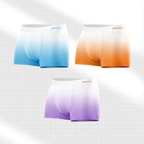 MiiOW 3vnt Ice Silk Vyriški apatiniai AAA Antibakteriniai Mulberry Silk Crotch Summer Sexy Besiūliai bokso šortai L-5XL L
