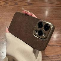 Metalinis objektyvo apsauginis odinis telefono dėklas, skirtas iPhone 14 13 12 11 Pro Max 14 Plus 14pro 11 smūgiams atsparus buferis matinis silikoninis dangtelis For iPhone 14Plus
