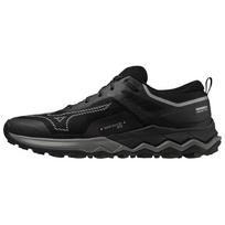 Mizuno Wave Ibuki 4 GORE-TEX Juodi Metaliniai Pilki Vyriški Sportbačiai Tamsiai Šešėliniai J1GJ225901 39