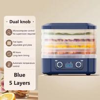 Intelligent Fruit Dryer Long Lasting Thermostatic Food Dehydrator Fruit Vegetable Meat Dehydrated Pet Snack Drying Machine mėlyna