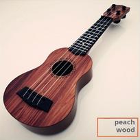 35 cm Yukrili Qin vaikiškas muzikinis žaislas gitara 4 plieninės stygos su irklu Ankstyvojo ugdymo mokymosi muzikos instrumentų dovanos