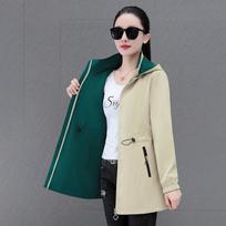 Southeast Asian Women's Double-Sided Windbreaker - 2024 Spring/Autumn Collection M (80-95 jin) abrikosas