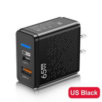 Kelių prievadų USB ir PD Type-C įkroviklis su LED, suderinamas su JAV / ES / JK
