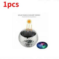 1 ~ 5 vnt saulės plūduriuojanti šviesa LED baseinas, atsparus vandeniui galia įvairių spalvų keičiantis vandens dreifo lempa žuvų tvenkinio kiemo sodui 10cm-RGB-1pcs