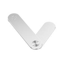 VAORLO magnetinis mobiliojo telefono laikiklis, metalinis prailginamasis mobiliojo telefono stovas, planšetinis kompiuteris, šoninis ekranas magnetinio siurbimo keičiamo dydžio, nešiojamas juoda