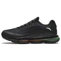 Anta Comfortable Versatile Shock Absorbing Durable Low Top Running Shoes Men Sneakers Black Green 112415501-3 43 black