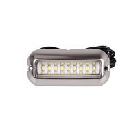 Vandeniui atsparūs 27LED/42LED nerūdijančio plieno jachtų ir laivų povandeniniai žibintai (10-30V, Didelis Ryškumas) White light 27 led spalvos