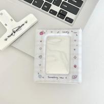 Korėjietiškas animacinių filmų žvaigždžių kortelių albumas: Instyle vokų ir Polaroid albumas kortelių laikymui white