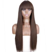 LISI HAIR Moteriški ilgi tiesūs plaukai su kirpčiukais Sintetinio pluošto perukai Juodos oranžinės rožinės spalvos vyno raudonumo karščiui atsparūs perukai kasdieniniam naudojimui 30inches