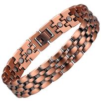Gryno vario magnetinė skausmą malšinanti apyrankė vyrams Terapiniai magnetai Bangle Link Chain Vyro sveikatos priežiūra Papuošalai