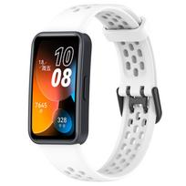 Dirželis Huawei Band 9 Dirželio Priedai Išmanusis Laikrodis Pakaitinis Laikrodžio Dirželis Apyrankė Silikoninė correa apyrankė Huawei Band 8 For Huawei Band 8 juoda