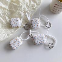 Silikoninis gėlės formos ausinių apsauginis dėklas AirPods Pro – Raudonas AirPods 4 with Lanyard