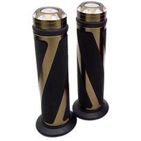 Universalios motociklo guminės vairo 7/8 ir 22 mm motociklo rankenos rankenų dalys, skirtos Kawasaki raudona