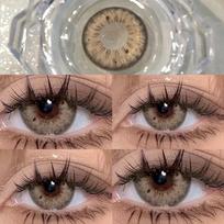 Mill Creek 2PCS kosmetiniai kontaktiniai lęšiai 14,2 mm Iris 4 spalvų kontaktiniai lęšiai Comfort Soft Natural Cool Eye Kasmetiniam naudojimui Beauty Pupli 0 klasė 0 mėlyna