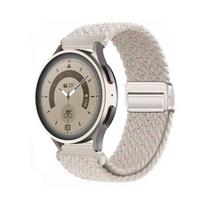 Suderinama nailoninė elastinė sportinio laikrodžio apyrankė, skirta Huawei GT5 ir Samsung Watch7, su magnetine sagtimi 20mm