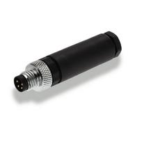 M8 kištukas 4pin, tiesus, 3.5-5mm kabeliui, IP67
