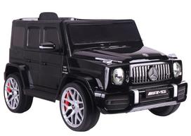 Juodas elektrinis vaikiškas automobilis Mercedes G63 S306-1