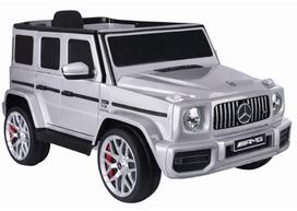Sidabrinis elektrinis vaikiškas automobilis Mercedes G63 S306-1