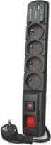 Acar F4 USB A+C surge protection cable (fast charger) 3m ; black