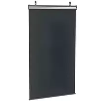 Vertikali markizė, privatumo uždanga su apsauga nuo saulės, 124 x 222 cm - tamsiai pilka