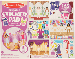 MELISSA & DOUG  Daugkartinio naudojimo lipdukų knygelė „Aprenk mane“