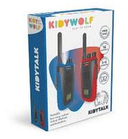 KIDYWOLF racijų komplektas vaikams ir suaugusiems, mėlyna/raudona, iki 6 km, KIDYTALK-BR