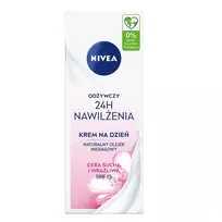 NIVEA_Maitinamasis dieninis kremas 24 valandų drėkinimas sausai ir jautriai odai SPF15 50 ml