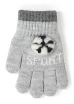 BeSNAZZY Megztos pirštinės R-239-grey/15 cm