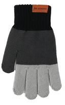 BeSNAZZY Megztos pirštinės R-234-bl_graph_gr/18 cm
