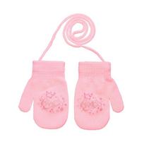 BeSNAZZY Megztos kumštinės pirštinės 12 cm R-115-Lpink/12 cm