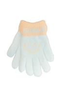 BeSNAZZY Megztos pūkuotos pirštinės 18 cm R-205-blue/18 cm