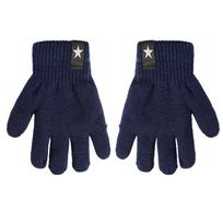 BeSNAZZY Megztos pirštuotos pirštinės su pašiltinimu R-108DB-navy/18 cm