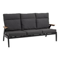 Trivietė lauko sofa su reguliuojamais atlošais FLORENCE