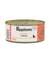 APPLAWS Cat Mousse Tin 70 g Salmon šlapias maistas katei su lašiša